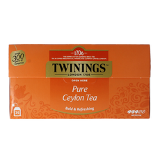 Twinings Pure ceylon tea 25.00 Stuks