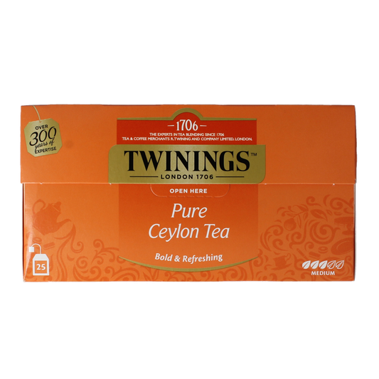 Twinings Pure ceylon tea 25.00 Stuks