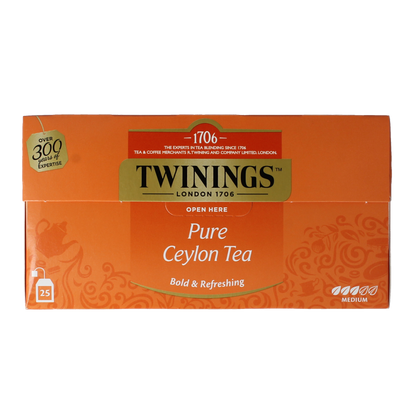 Twinings Pure ceylon tea 25.00 Stuks