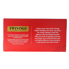 Twinings English breakfast envelop 50 Stuks