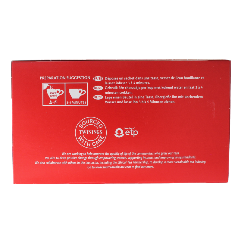 Twinings English breakfast envelop 50 Stuks