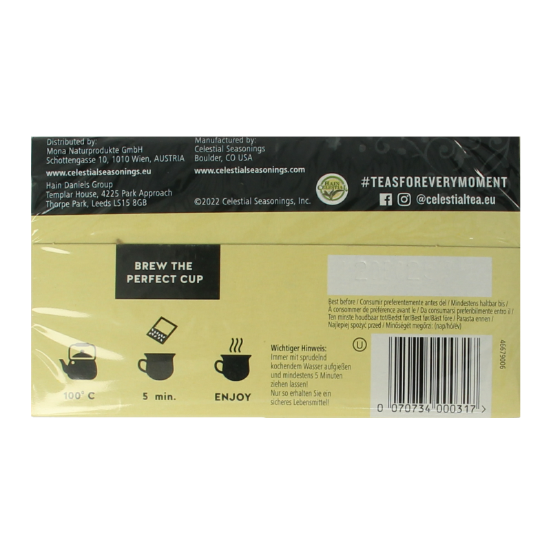 Celestial Season Mandarin orange spice herb tea 20 Zakjes