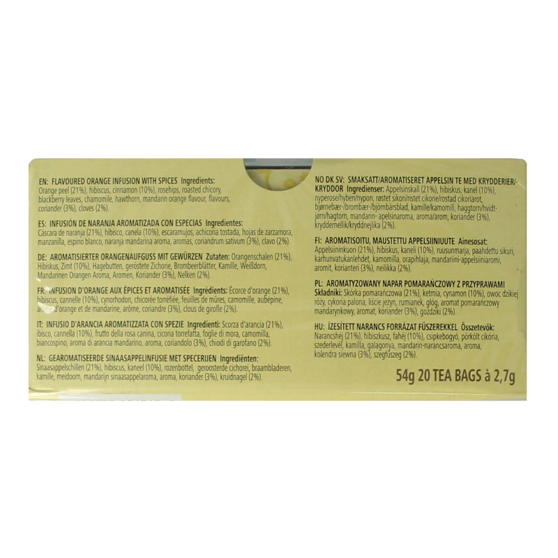 Celestial Season Mandarin orange spice herb tea 20 Zakjes