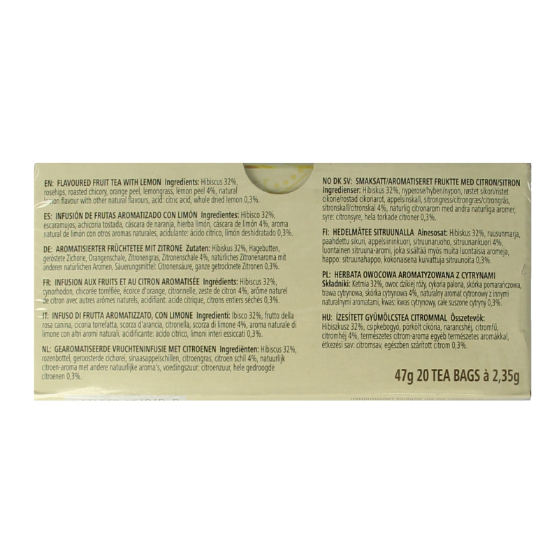 Celestial Season Lemon zinger herb tea 20 Zakjes