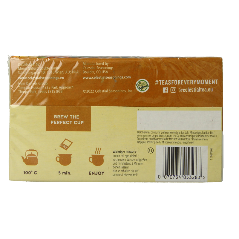 Celestial Season Bengal spice tea 20 Zakjes