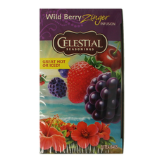 Celestial Season Wild berry zinger herb tea 20.00 Zakjes