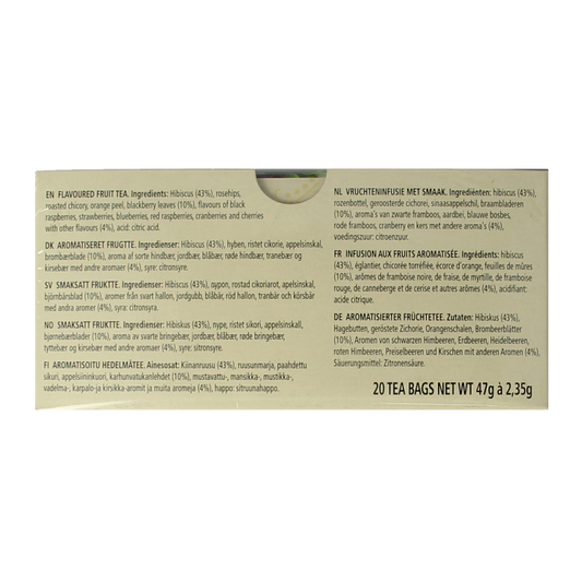 Celestial Season Wild berry zinger herb tea 20.00 Zakjes