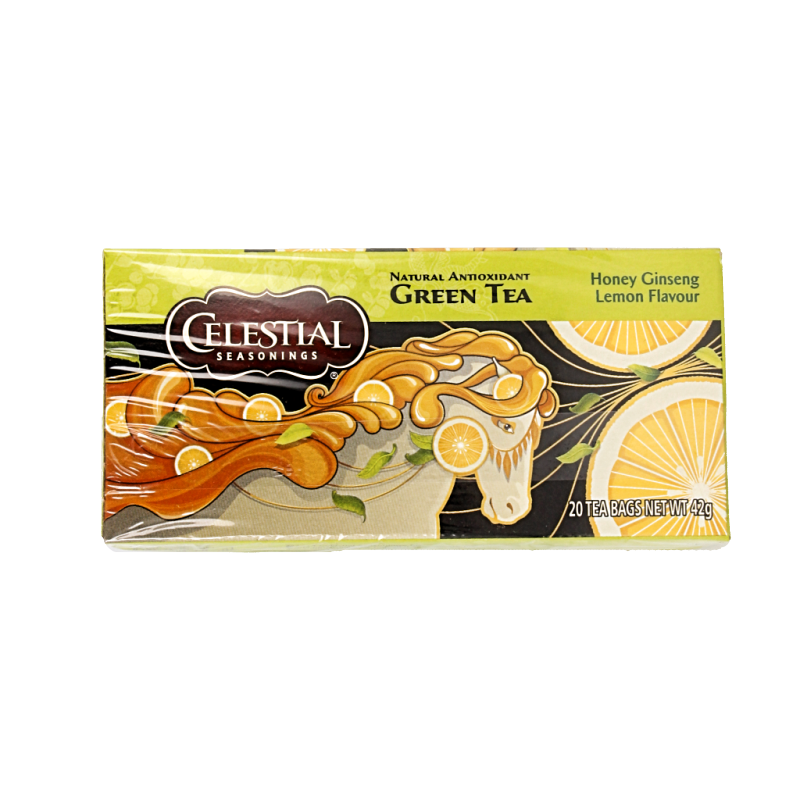 Celestial Season Honey lemon ginseng green tea  20 Zakjes