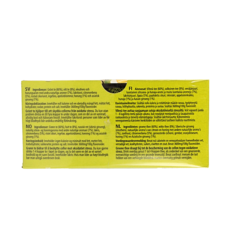 Celestial Season Honey lemon ginseng green tea  20 Zakjes