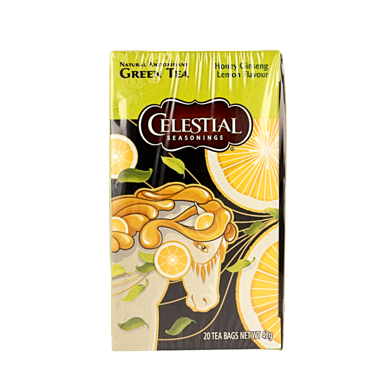 Celestial Season Honey lemon ginseng green tea  20 Zakjes
