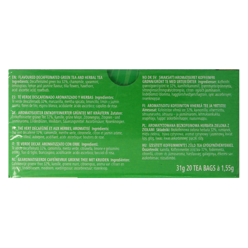 Celestial Season Sleepytime decaf green tea lemon jasmine 20 Zakjes