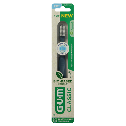 GUM Tandenborstel classic soft middelgrote kop 1.00 Stuks
