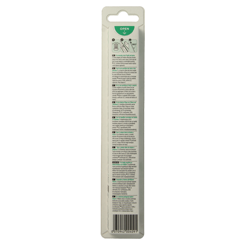 GUM Tandenborstel classic soft middelgrote kop 1 Stuks