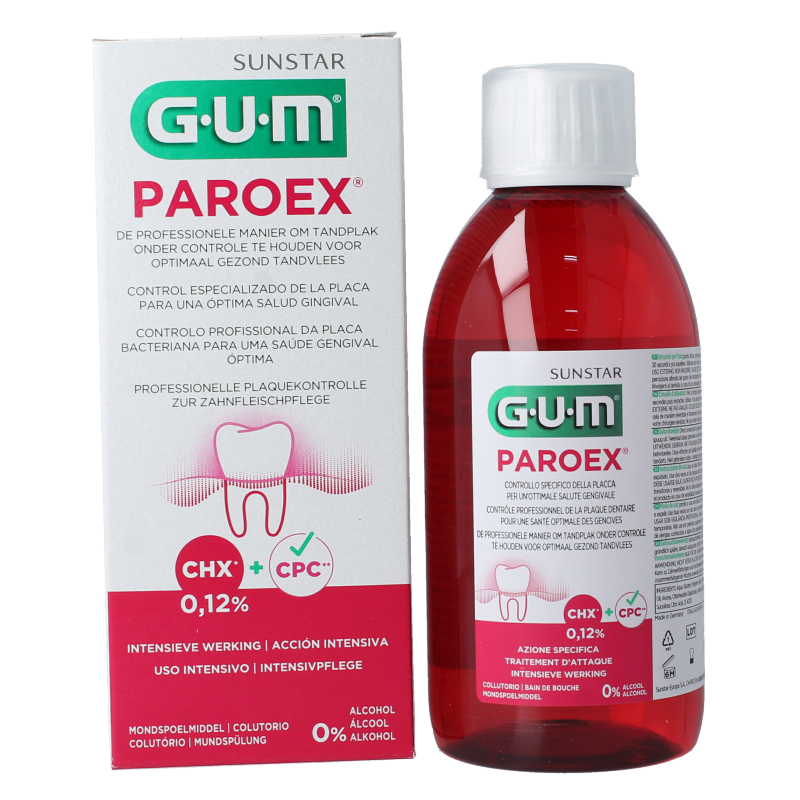 GUM Paroex mondspoelmiddel 300 Milliliter