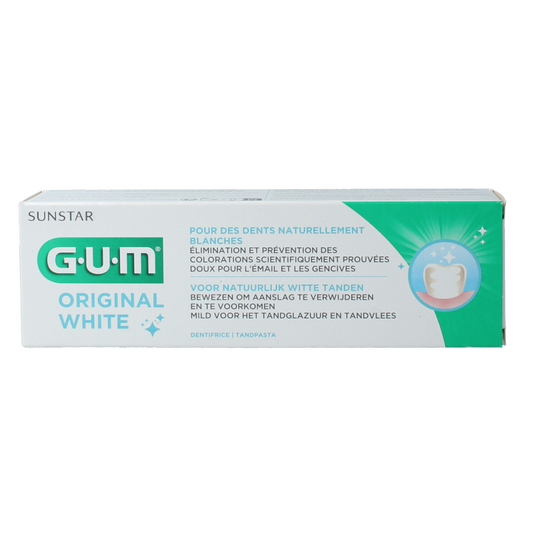 GUM Original white tandpasta 75 Milliliter