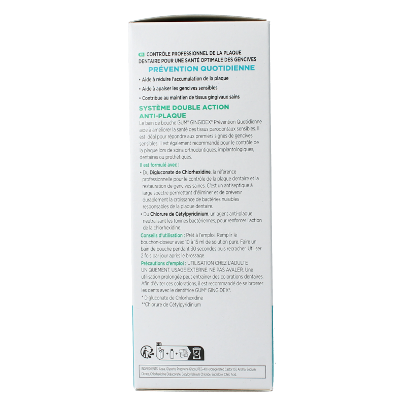 GUM Gingidex mondspoelmiddel 300 Milliliter