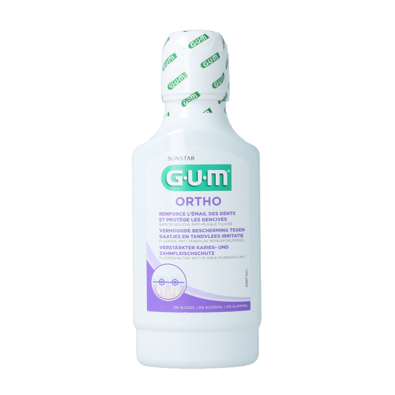 GUM Ortho mondspoelmiddel 300 Milliliter