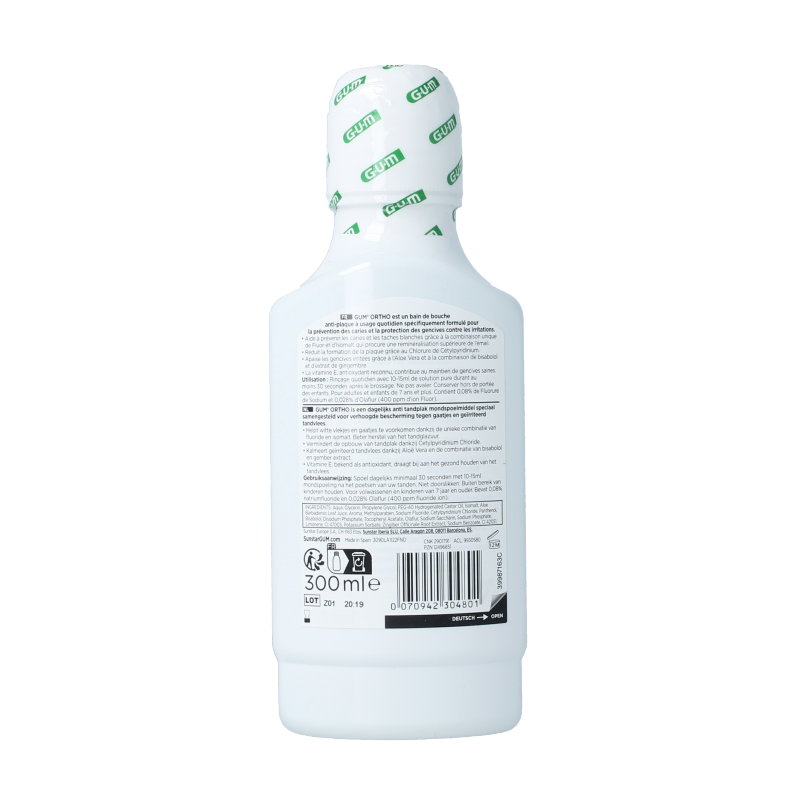 GUM Ortho mondspoelmiddel 300 Milliliter