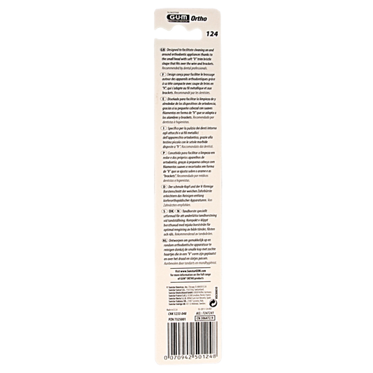 GUM Orthodontische borstel 1 Stuks