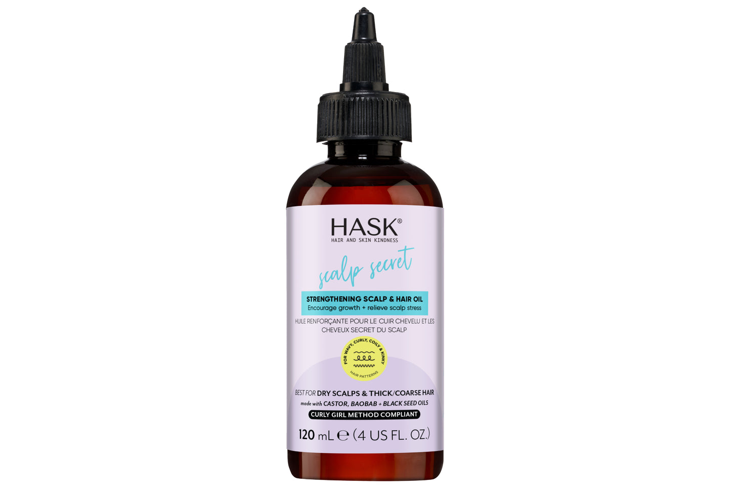 HASK Scalp secret strengthening scalp & hair oil 120 Milliliter