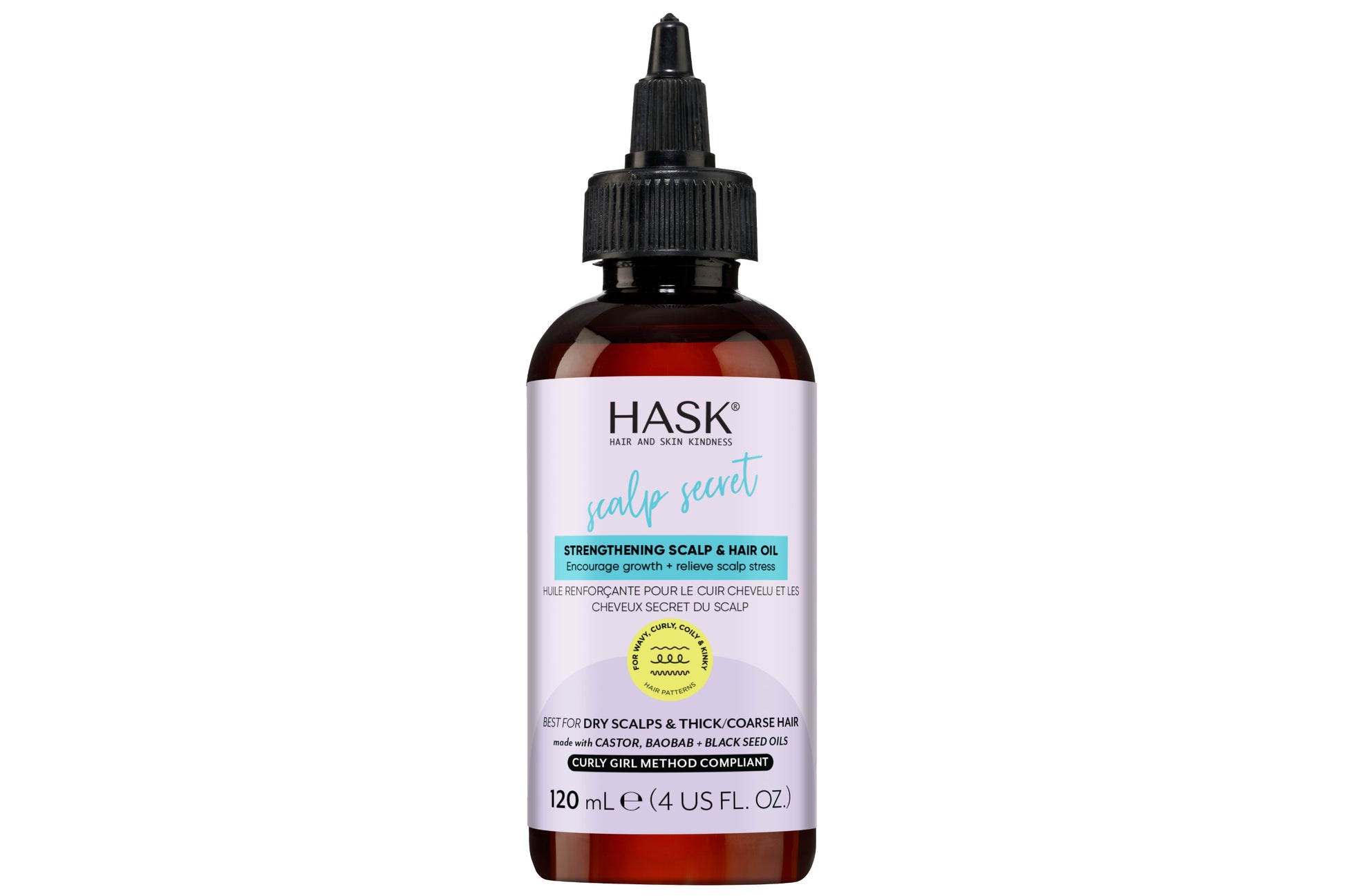 HASK Scalp secret strengthening scalp & hair oil 120 Milliliter