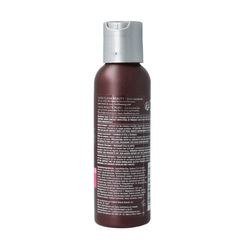 HASK Keratin protein smoothing shampoo travel size 100 Milliliter