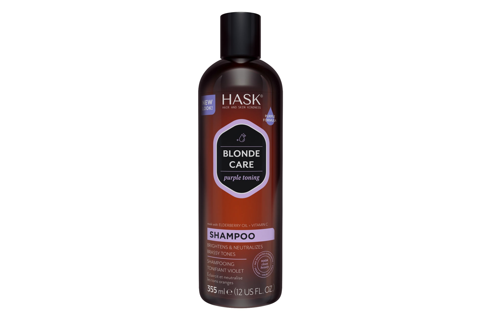 HASK Shampoo blonde care purple toning 355 Milliliter