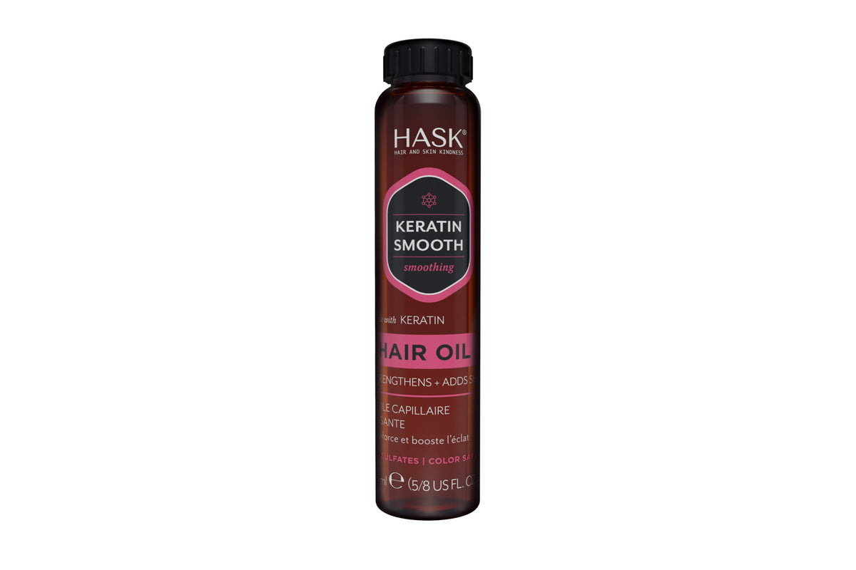 HASK Keratin protein smoothing shine haarolie 18.00 Milliliter