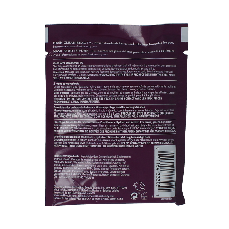 HASK Conditioner moist deep macadamia oil 50 Milliliter