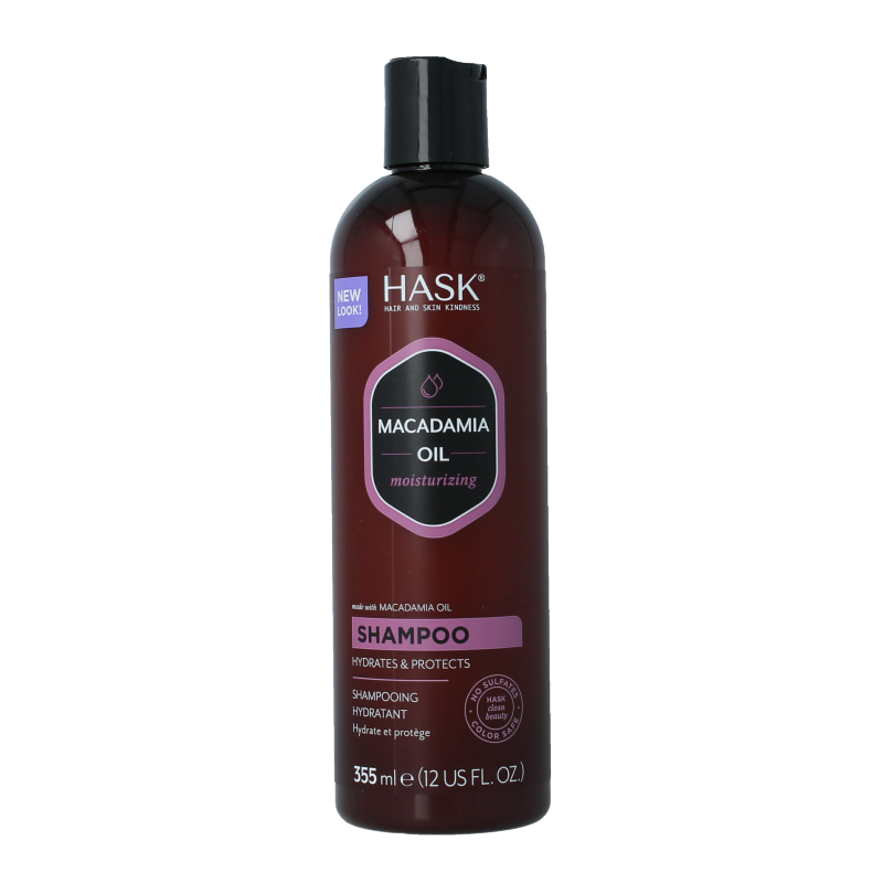 HASK Shampoo moisturizing macadamia oil 355 Milliliter