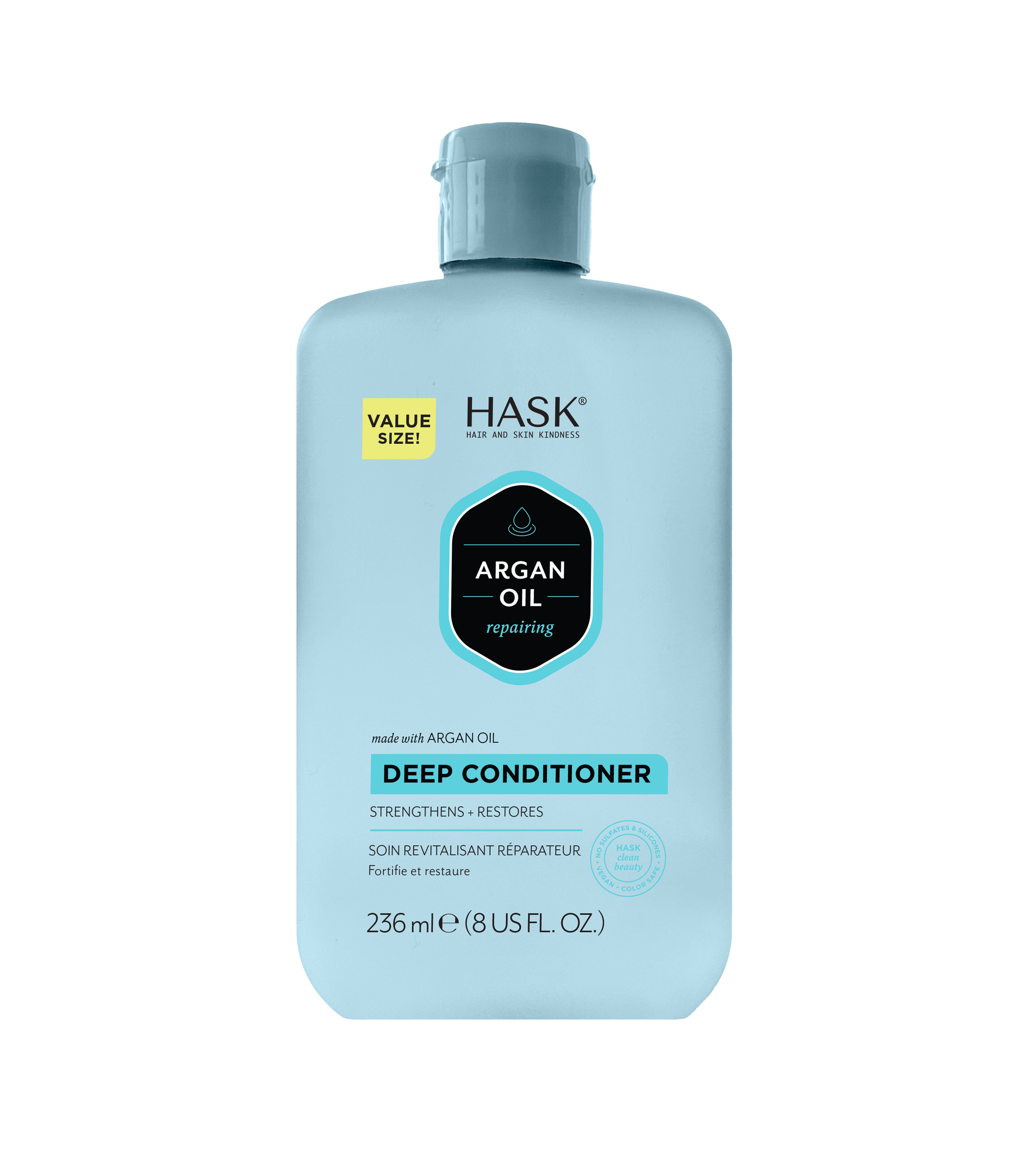 HASK Argan oil repairing deep conditioner 236.00 Milliliter