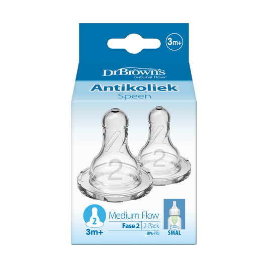 Dr. Brown's Speen standaard hals fles fase 2 2 Stuks