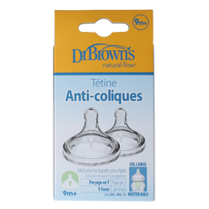 Dr. Brown's Options+ Y-speen brede halsfles 2.00 Stuks