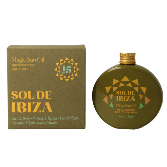Sol De Ibiza Zonneolie beschermend & herstellend SPF15 bio 30 Milliliter