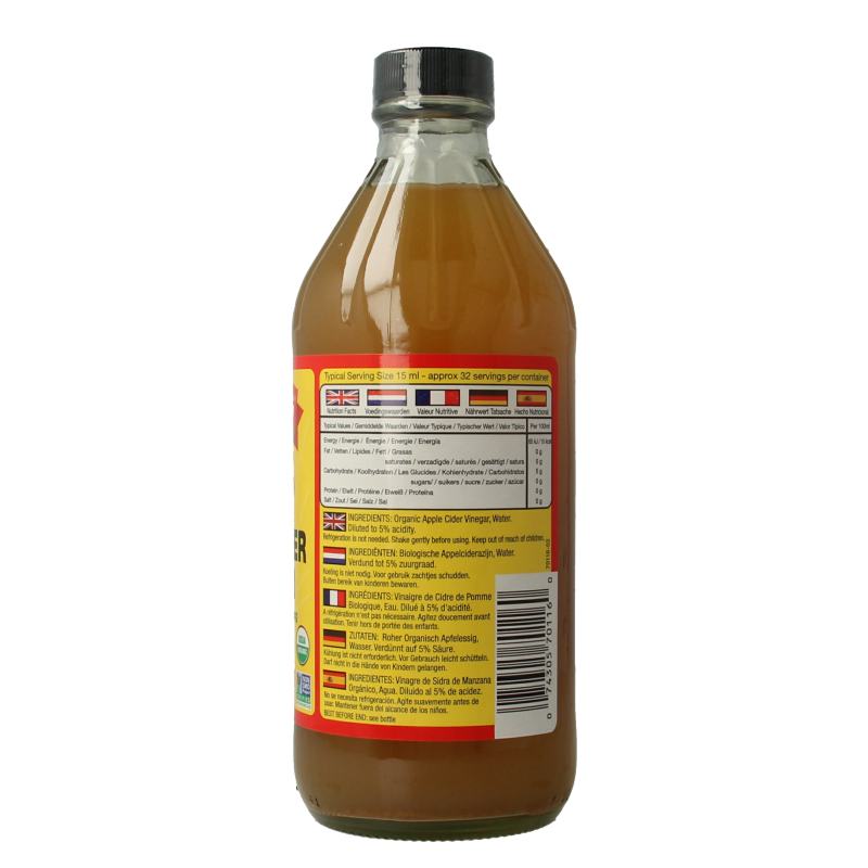 Bragg Appelazijn bio 473 Milliliter