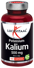 Lucovitaal Kalium Potassium Puur 500mg 100.00 Capsules