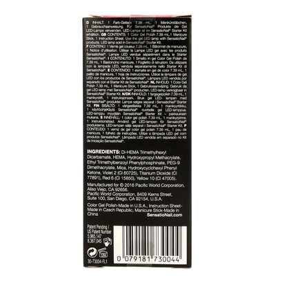 Sensationail Color gel tropical punch 7.4 Milliliter