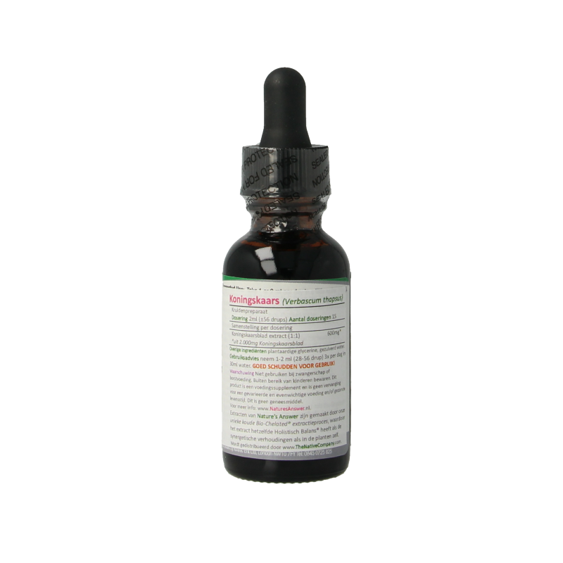 Natures Answer Mullein verbascum thapsus extract alcoholvrij 30 Milliliter