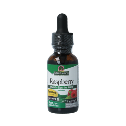 Natures Answer Frambozenblad extract alcoholvrij 30.00 Milliliter