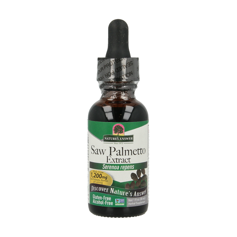 Natures Answer Saw Palmetto extract alcoholvrij 30 Milliliter