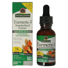 Natures Answer Turmeric-3 Curcuma extract alcoholvrij 30 Milliliter