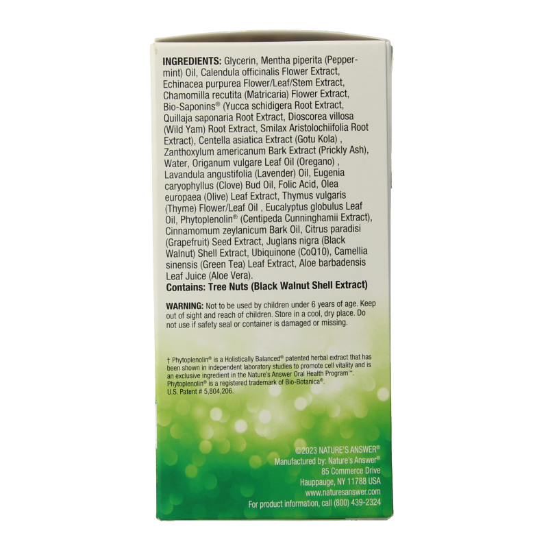 Natures Answer Periobrite monddouche 22 kruiden en Q10 120 Milliliter