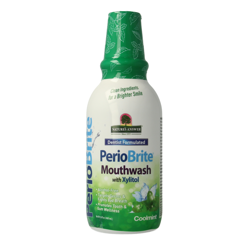 Natures Answer PerioBrite mondwater coolmint 480 Milliliter