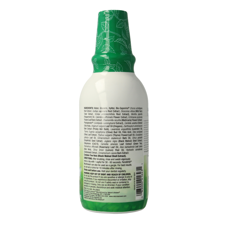 Natures Answer PerioBrite mondwater coolmint 480 Milliliter