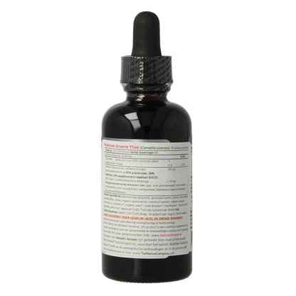 Natures Answer Groene thee extract alcoholvrij met 50% EGCG 60.00 Milliliter