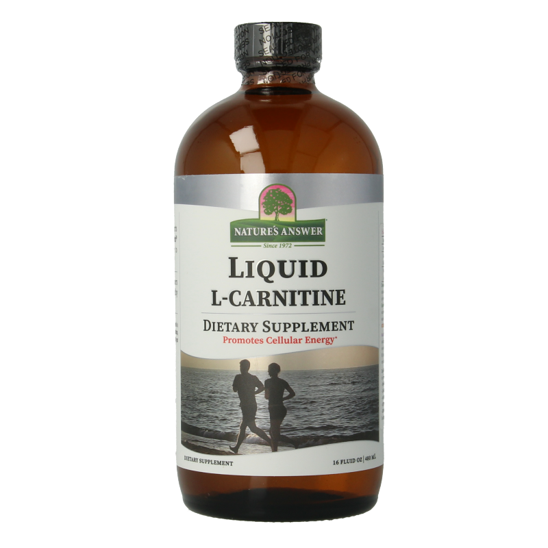 Natures Answer Vloeibaar L-Carnitine - Liquid L-Carnitine 1200mg 480 Milliliter