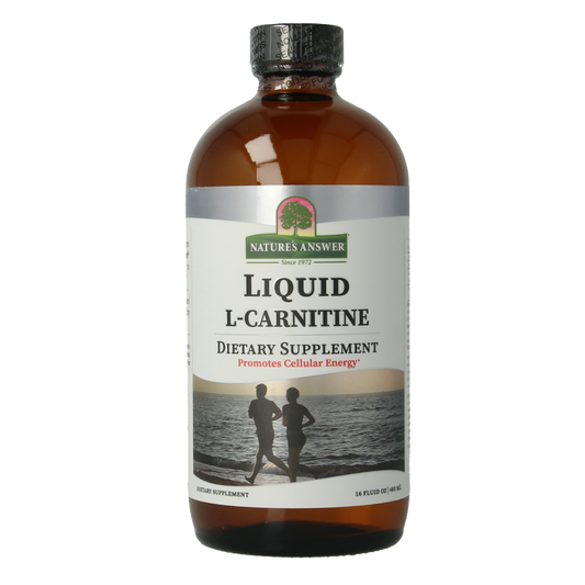 Natures Answer Vloeibaar L-Carnitine - Liquid L-Carnitine 1200mg 480 Milliliter