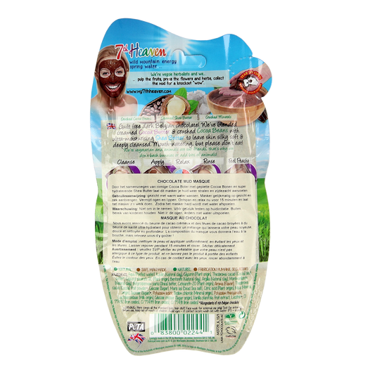 Montagne 7th Heaven gezichtsmasker chocolate mud 20.00 Gram