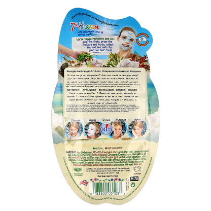 Montagne 7th Heaven gezichtmasker dead sea sheet 1.00 Stuks