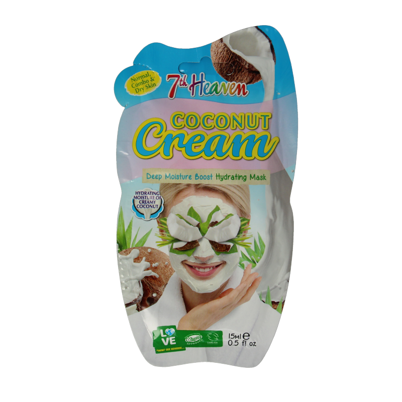 Montagne 7th Heaven gezichtmasker creamy coconut 15 Milliliter